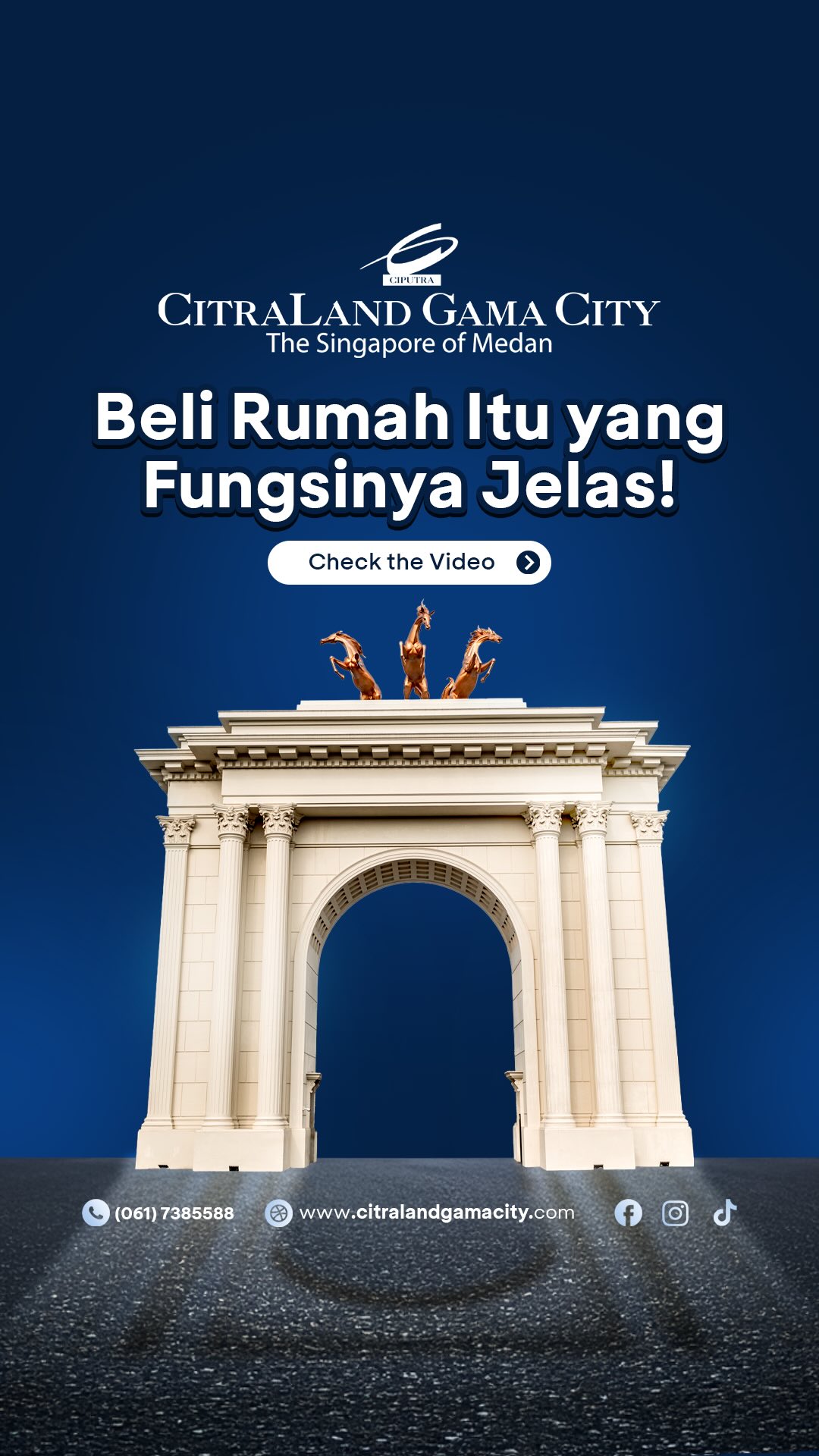 Citraland Gama City Medan Facebook ad: Beli rumah itu yang fungsinya jelas!