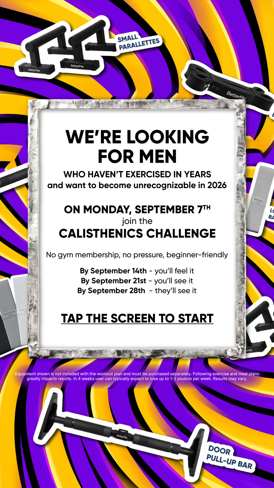 BetterMe Men Facebook ad