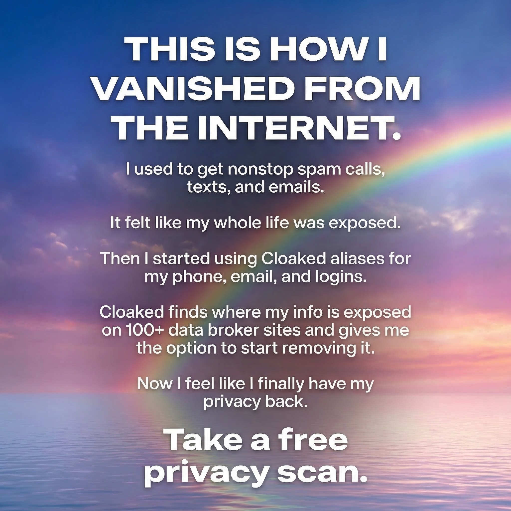Cloaked Inc. Facebook ad