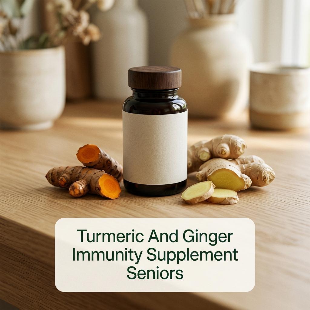 Discovery Digest Facebook ad: Turmeric And Ginger Immunity Supplement Seniors.
