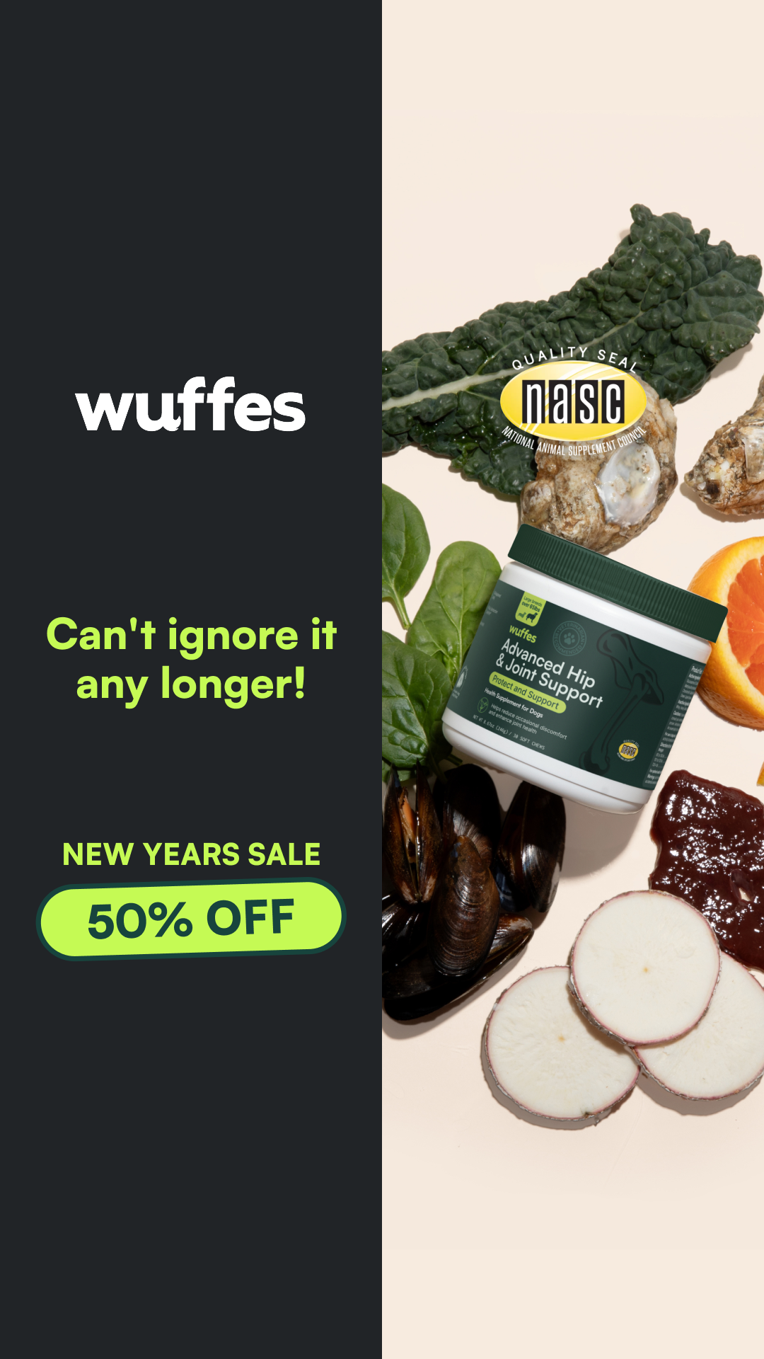 Wuffes Facebook ad