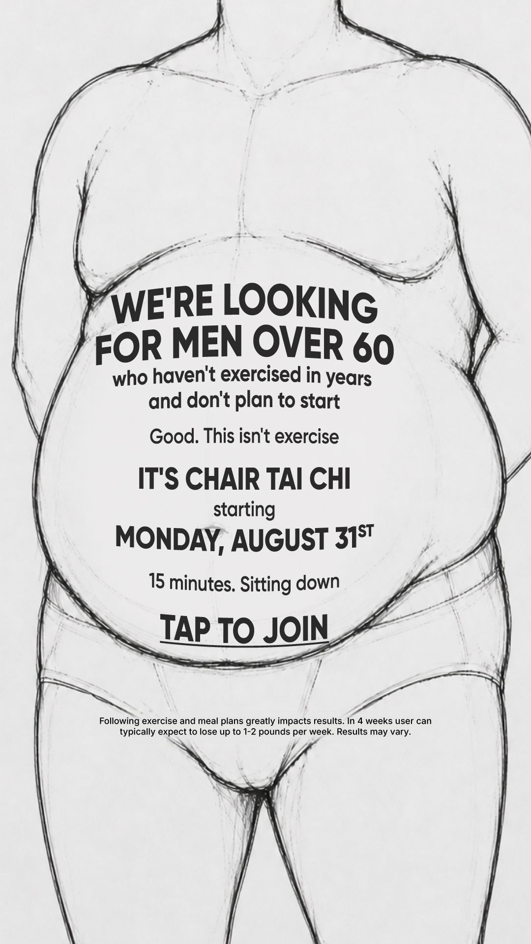 Michaelll Fitness Facebook ad