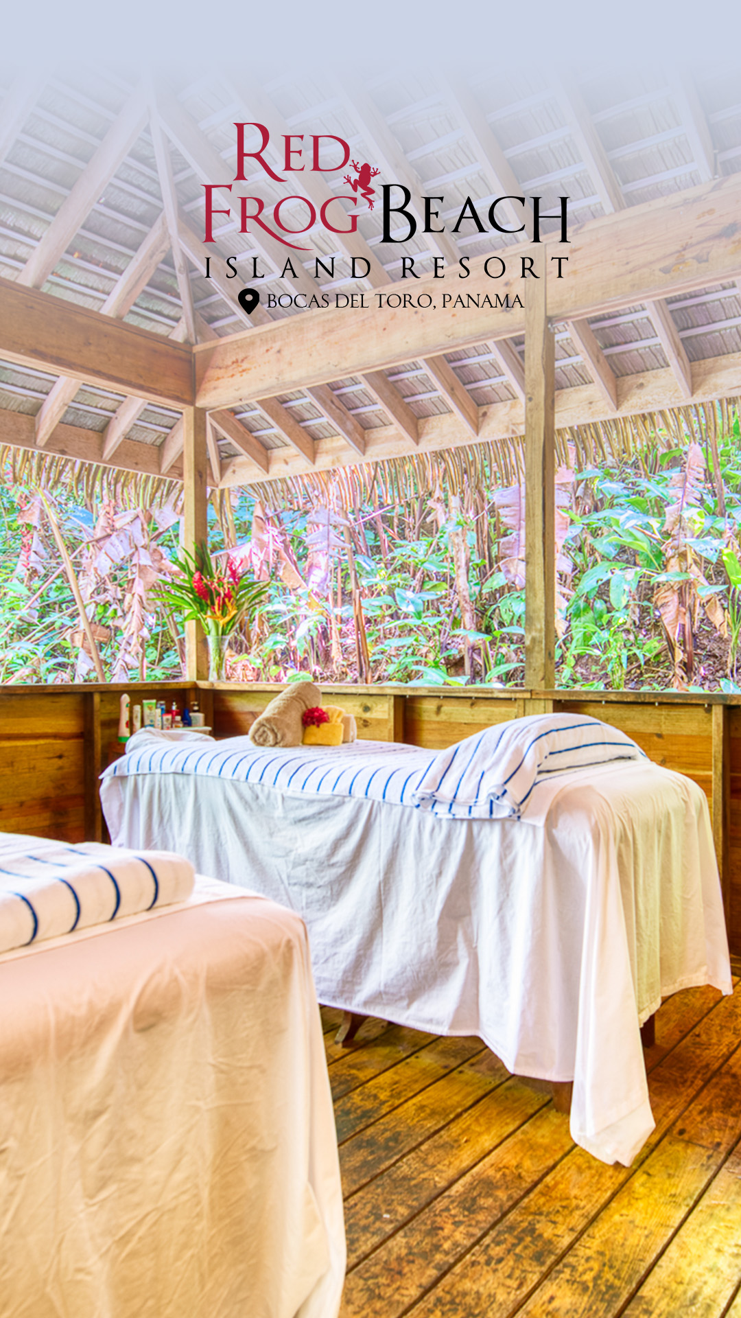 RED FROG BEACH Resort Facebook ad from Jul 8, 2026