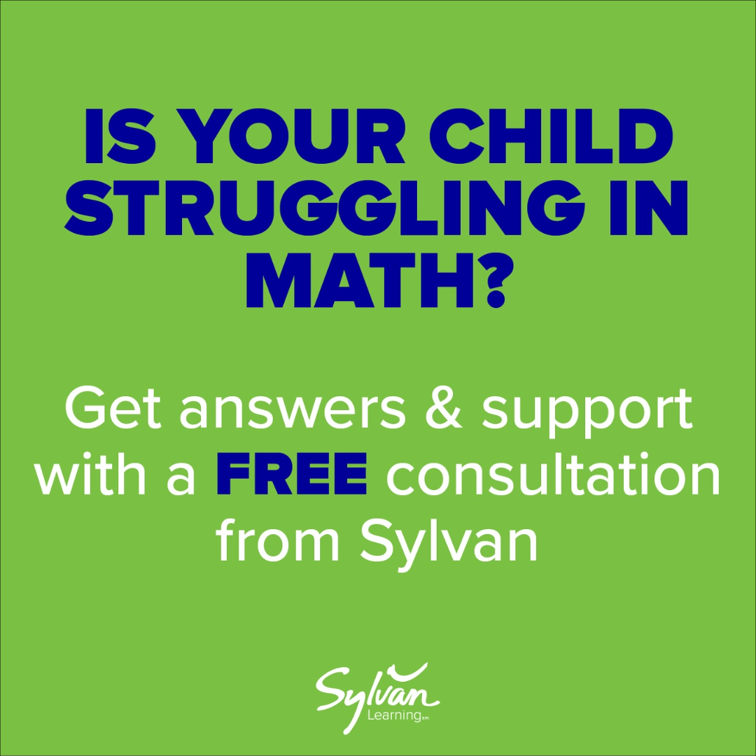 Sylvan Learning Facebook ad: Book Your Free Sylvan Math Consultation