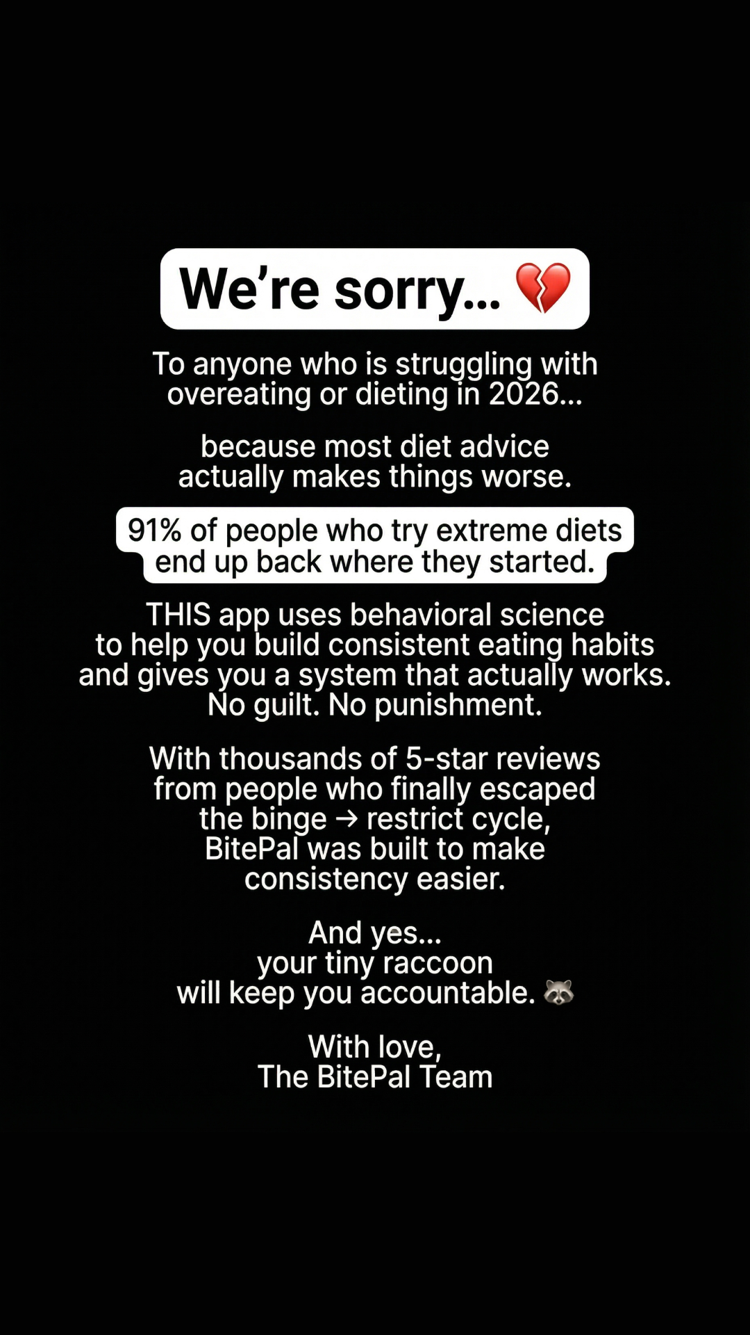 BitePal: AI Calorie Tracker Facebook ad