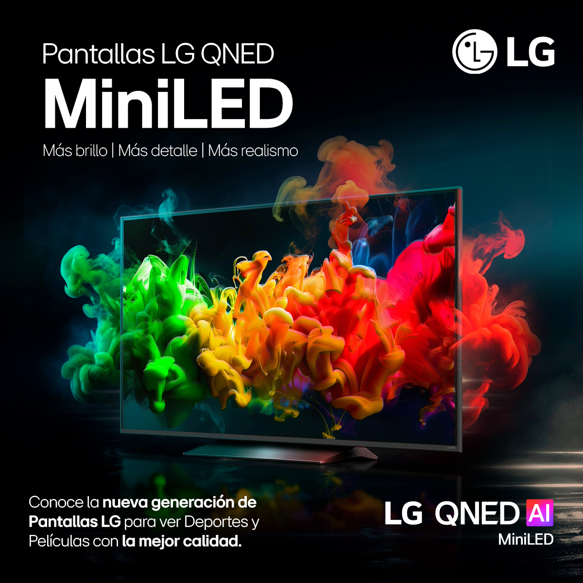 LG Global Facebook ad: pantalla-lg-50-qned-evo-mini-led-qned71-4k