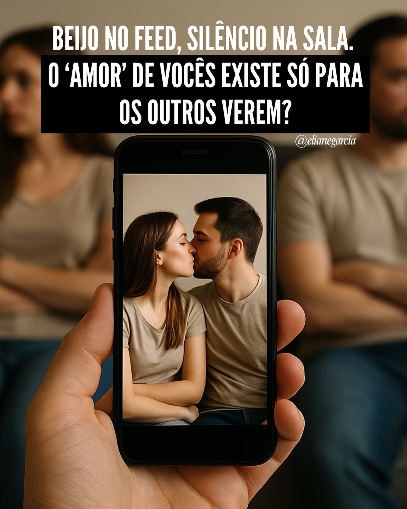 Eliane Garcia Psicanalista Facebook ad: Casamento não se mede por curtidas, mas por…