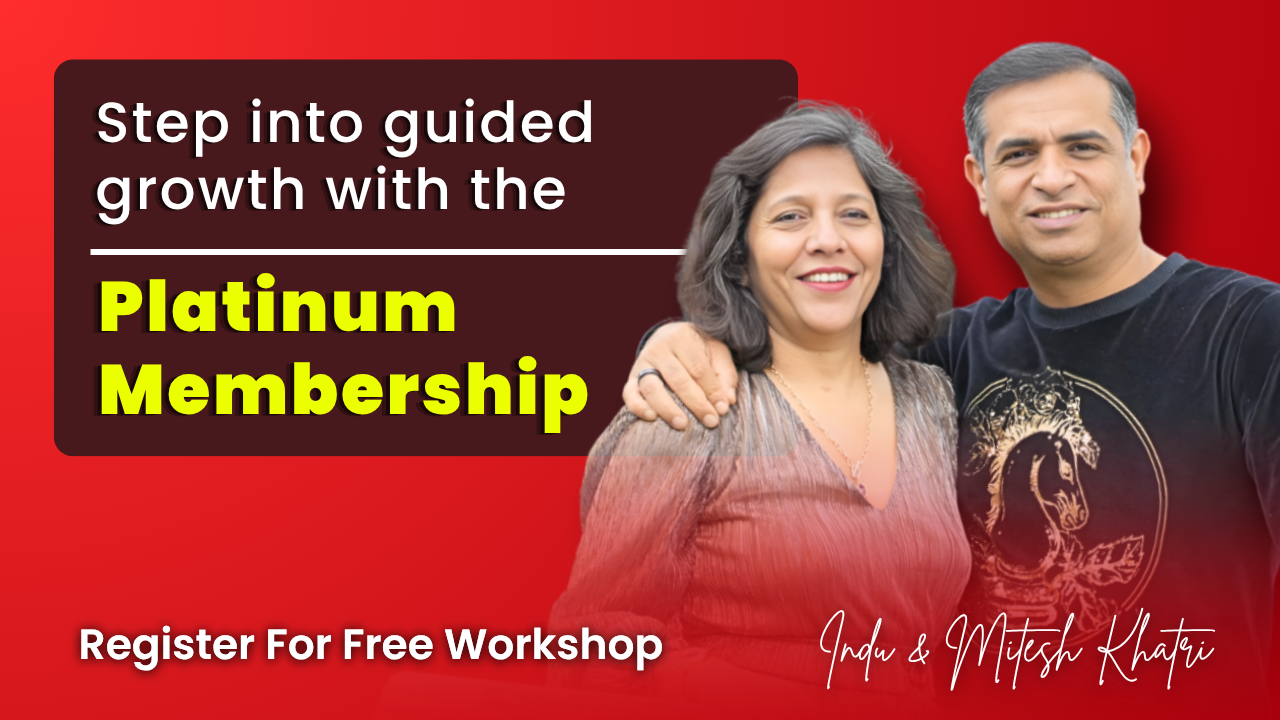 Law Of Attraction by IMK Facebook ad: Step into guided growth with the Platinum Membership