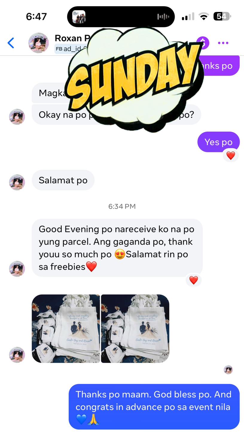 MKVR Bags Facebook ad: Thank you Maam Roxan for purchasing purse and…