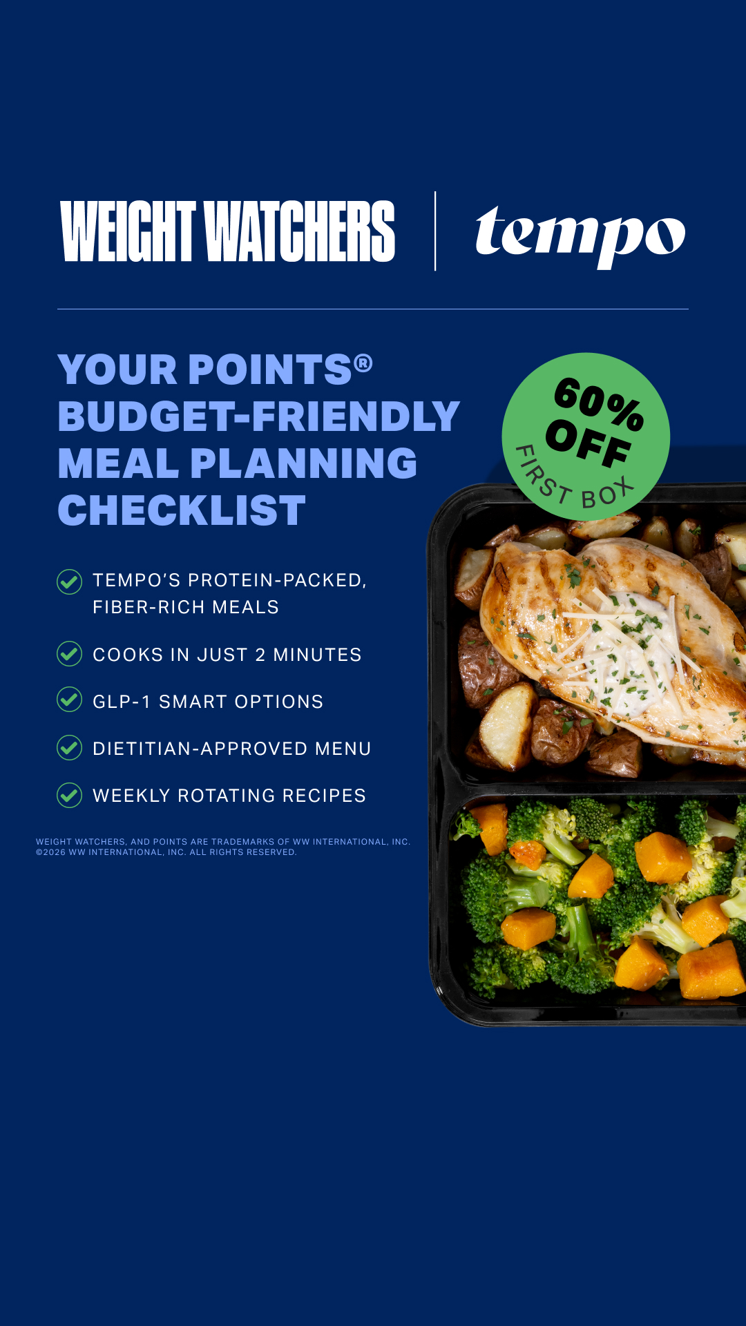 WeightWatchers Facebook ad