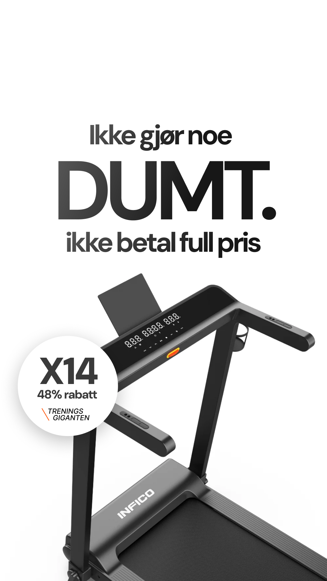 Treningsgiganten.no Facebook ad