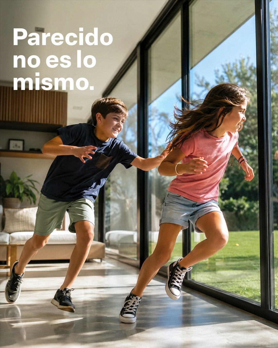 Blindex Facebook ad: A simple vista, muchos vidrios pueden parecer iguales.