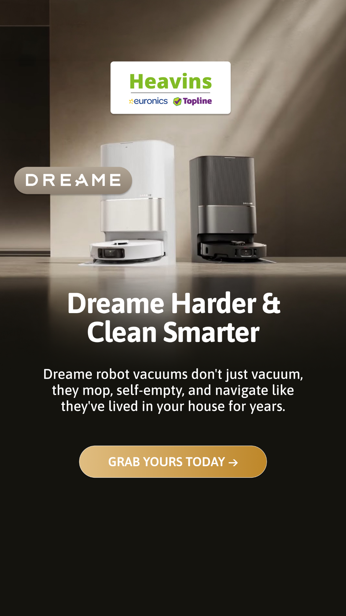 Topline Heavins & Euronics Facebook ad