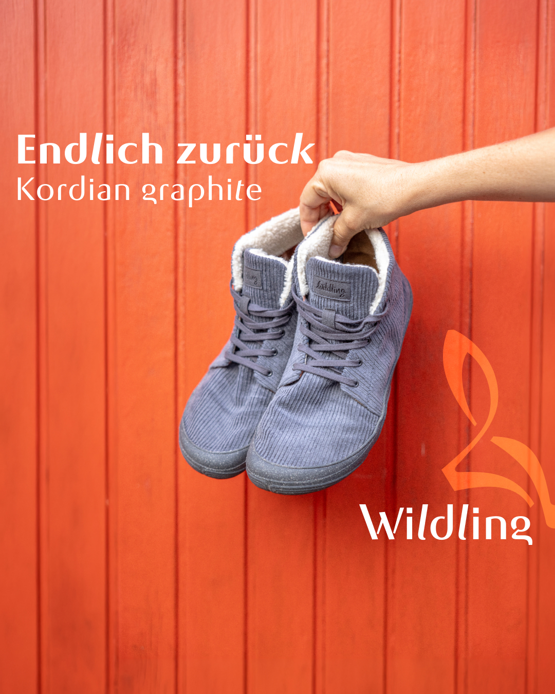 Wildling Shoes Facebook ad: Cord für die ganze Familie