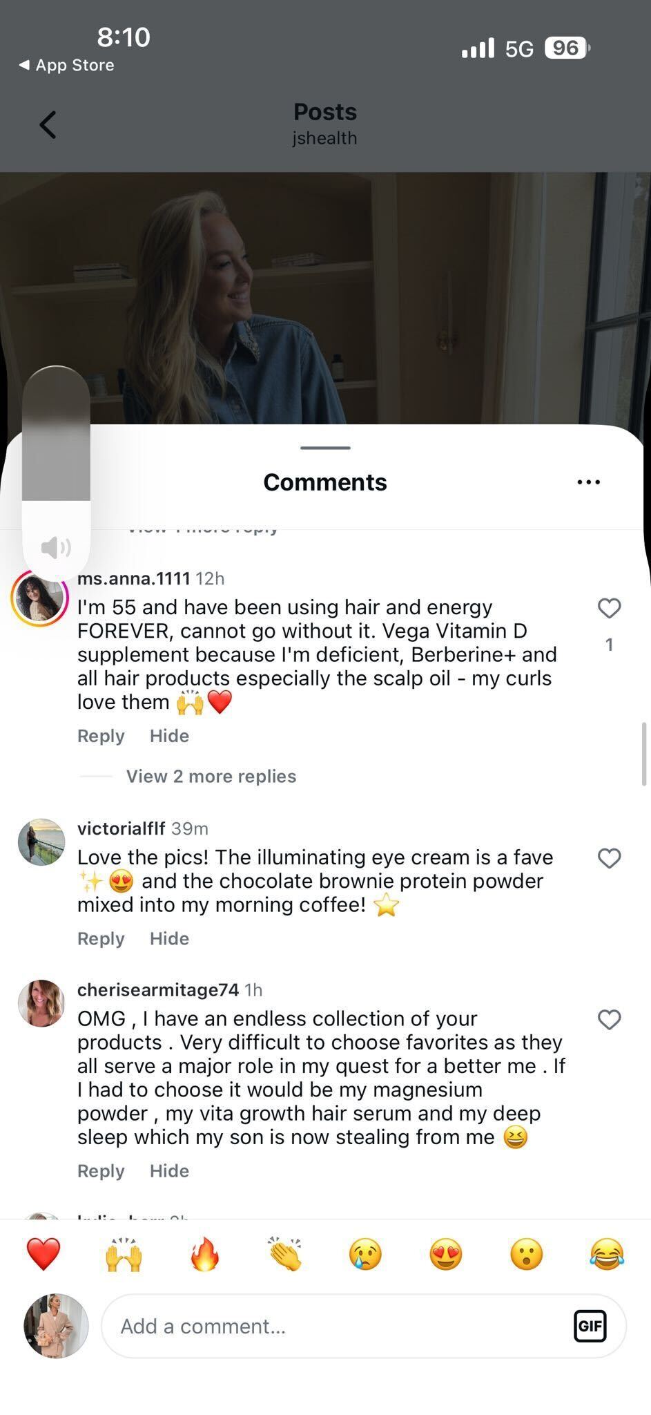 JSHealth Vitamins Wellness Facebook ad
