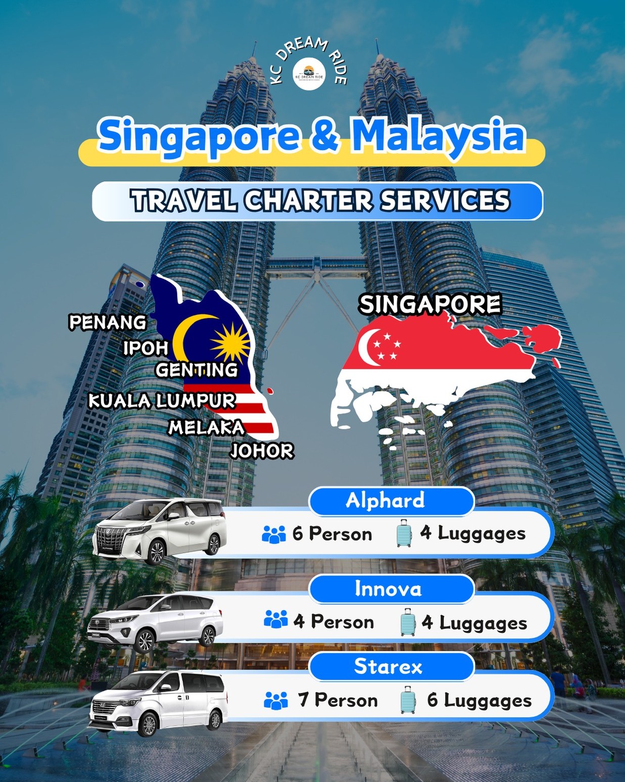 KC Dream Ride Facebook ad: Planning a trip to Malaysia & Singapore with…