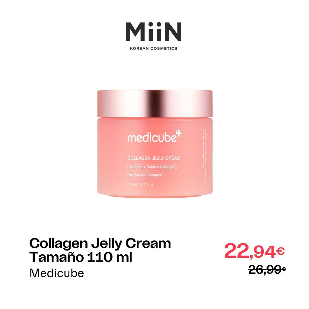 MiiN Korean Cosmetics Facebook ad: La hidratación que tu piel nota al instante