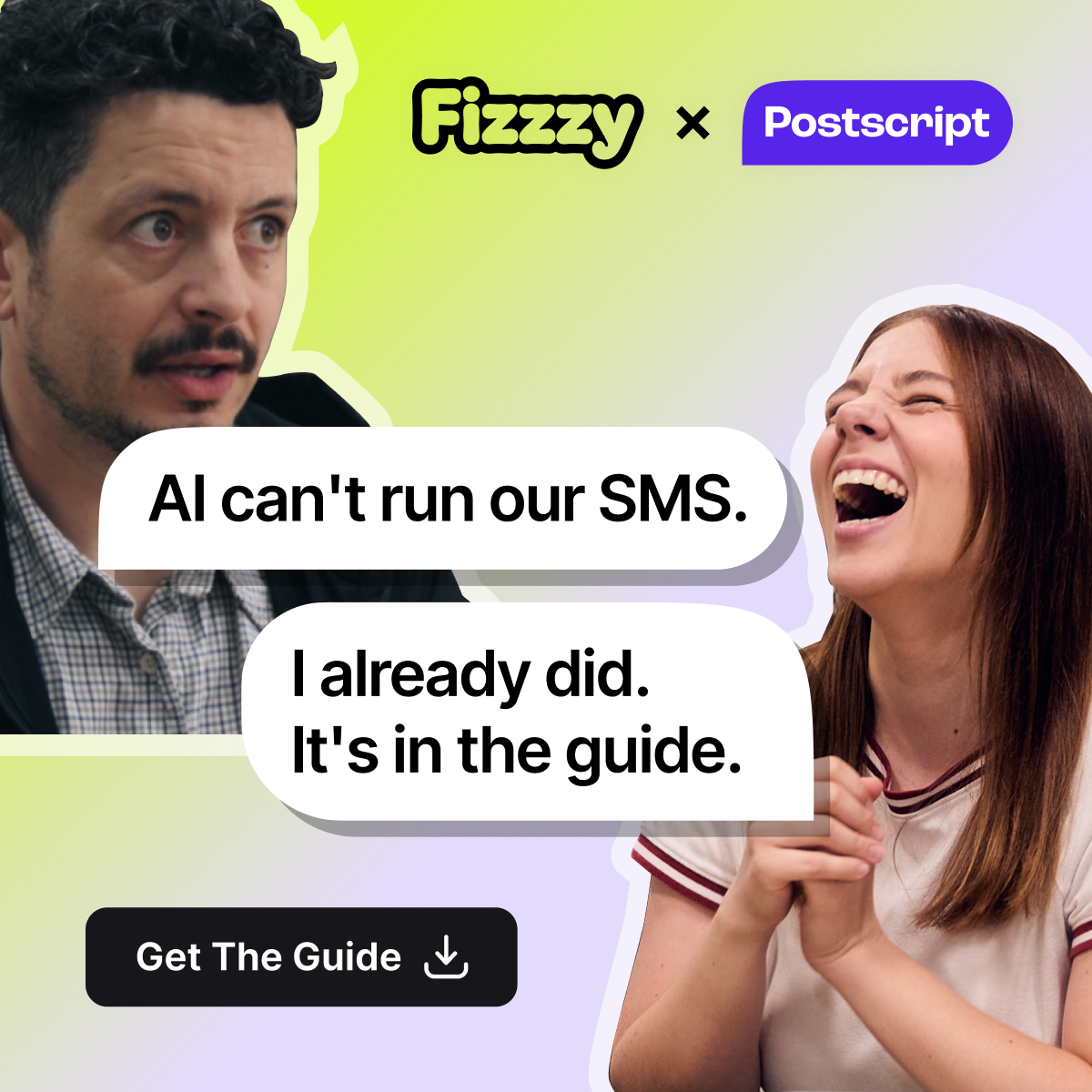 Postscript Facebook ad: The SMS playbook nobody asked for