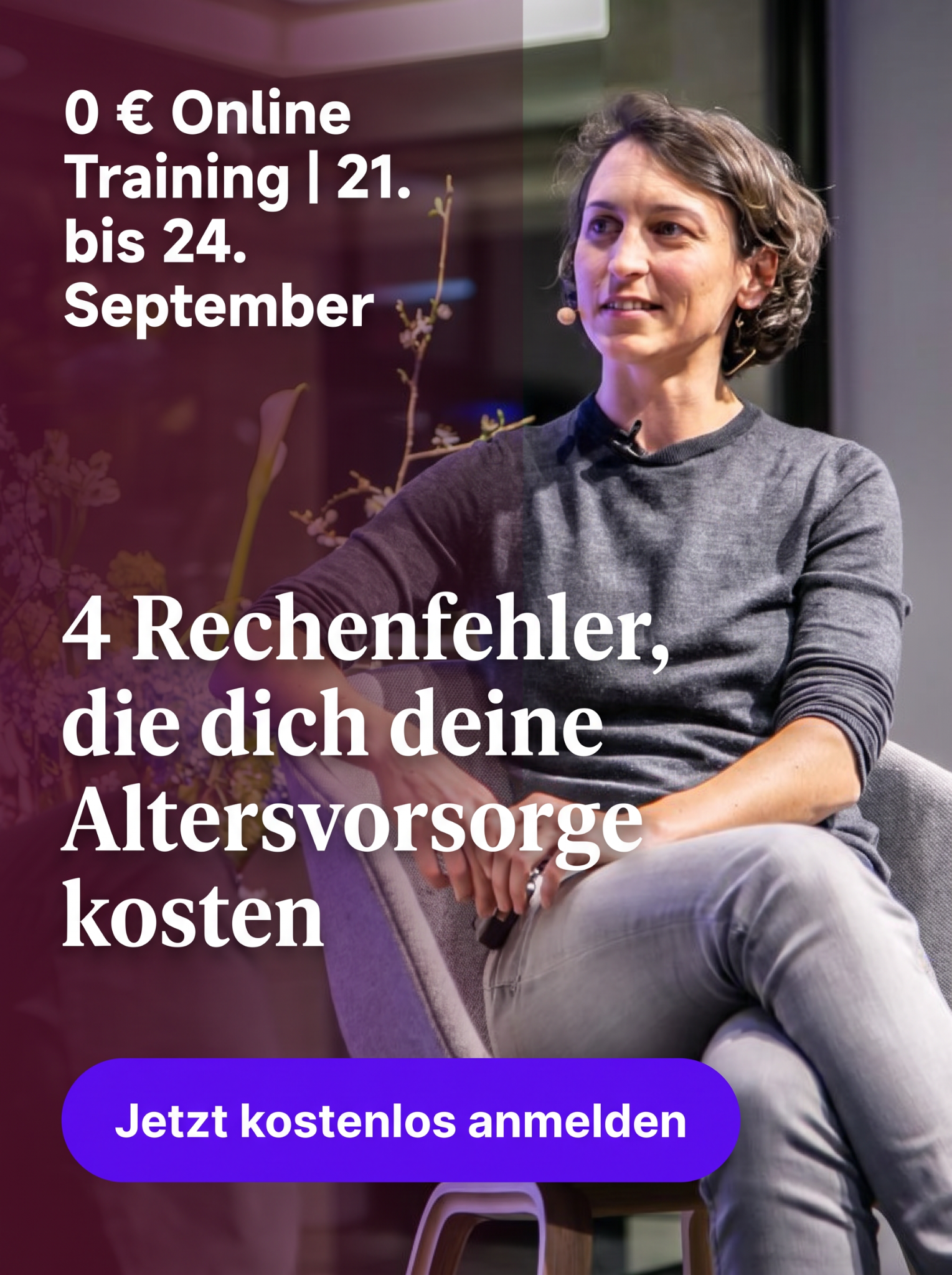 Madame Moneypenny Facebook ad