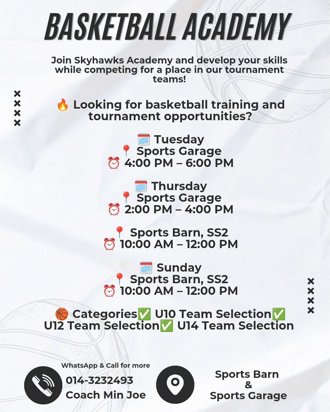 skyhawks_basketball Facebook ad: NEW WEEKDAY BASKETBALL CLASSES OPEN!