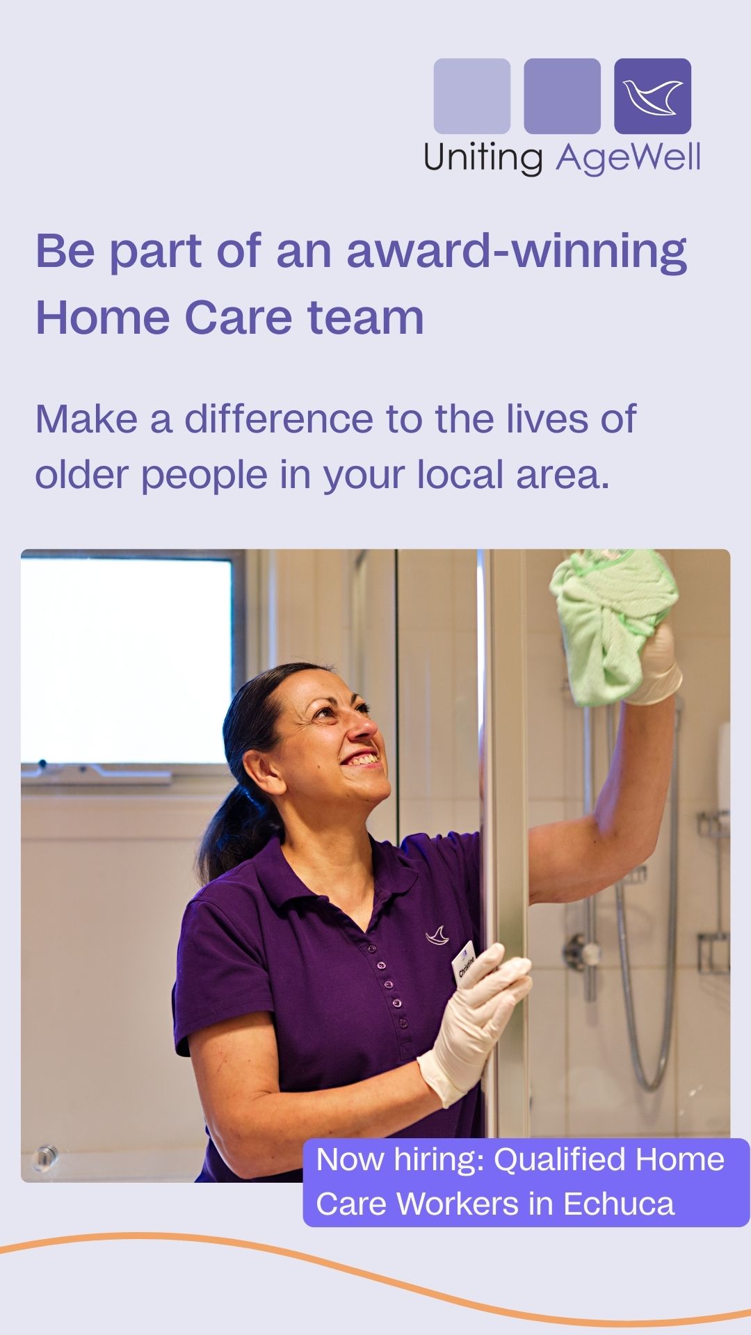 Uniting AgeWell Facebook ad