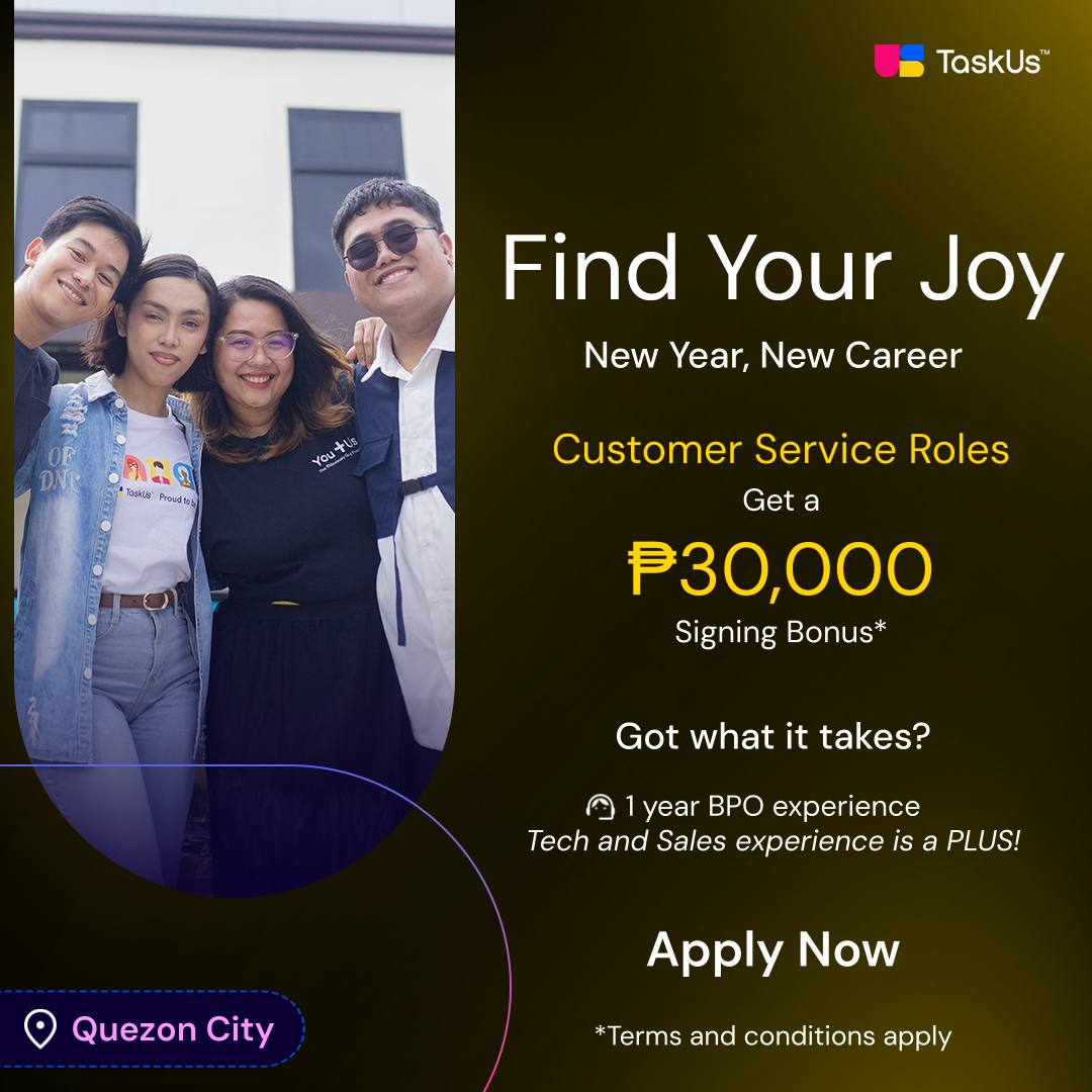 TaskUs Facebook ad