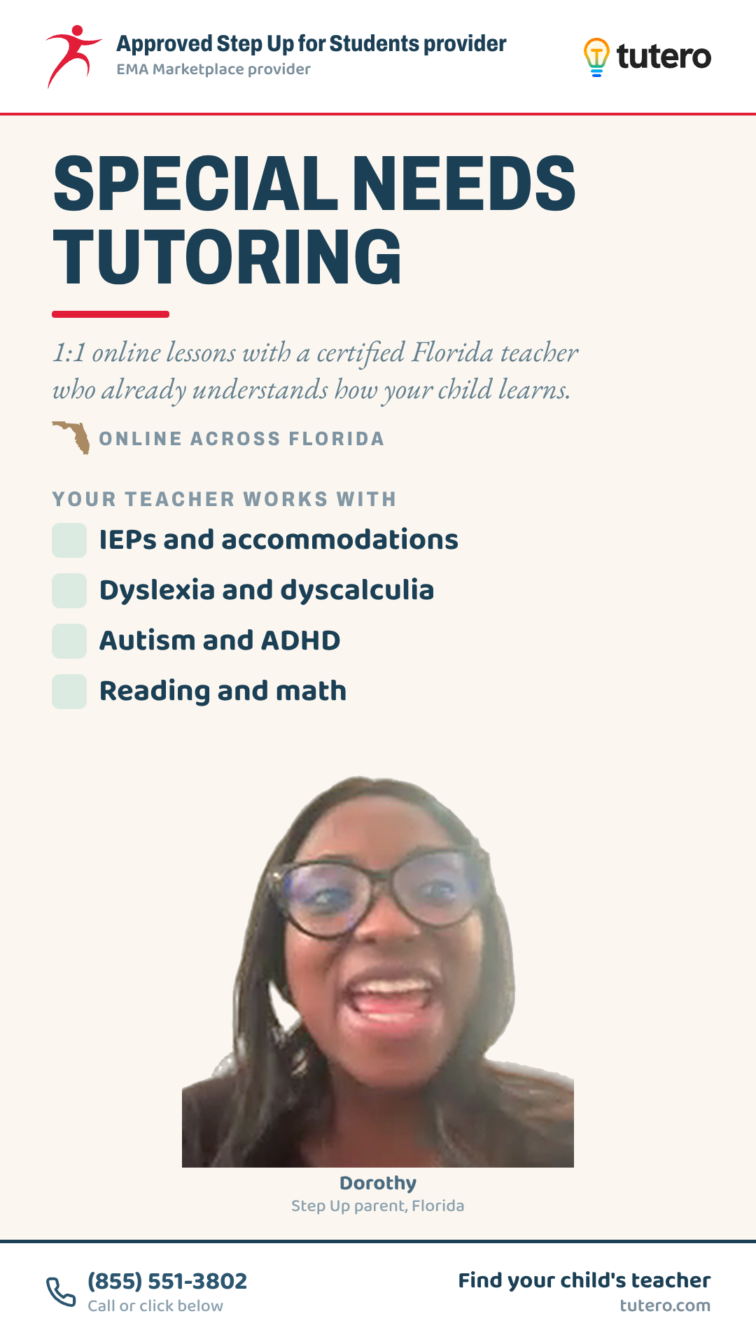 Tutero Florida Facebook ad