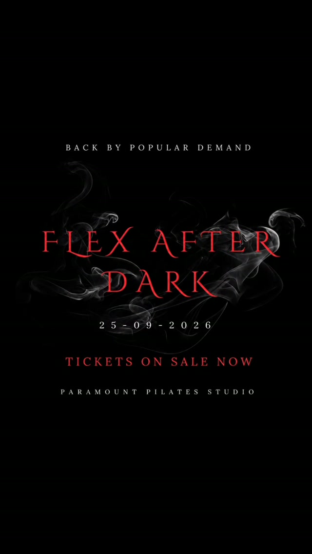 Paramount pilates studio Facebook ad: TICKETS AVAILABLE NOW