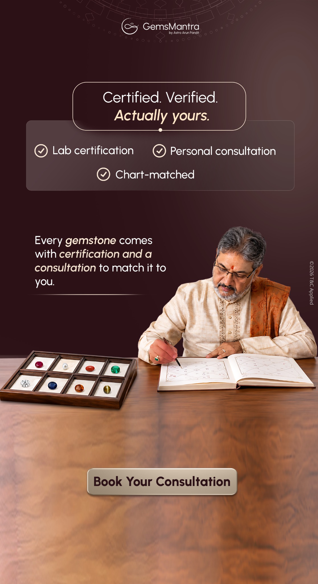 GemsMantra Facebook ad