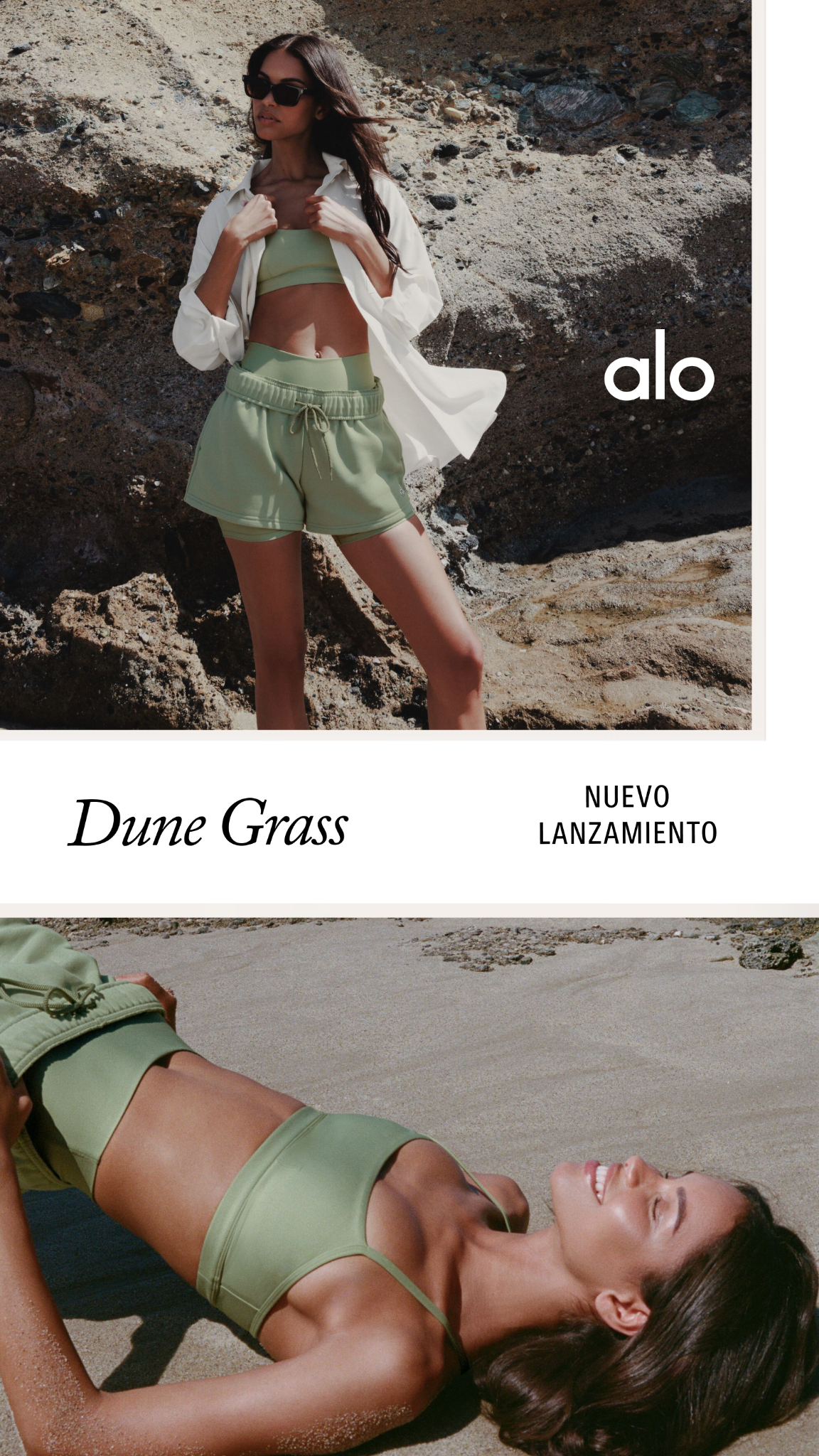 Alo Yoga Facebook ad: Nuevo lanzamiento