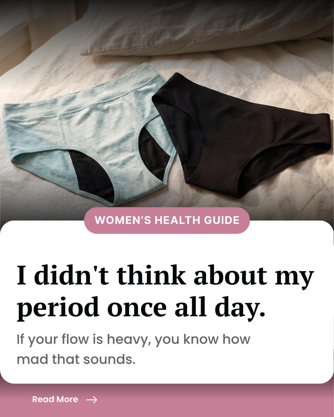 Women's Health Guide Facebook ad