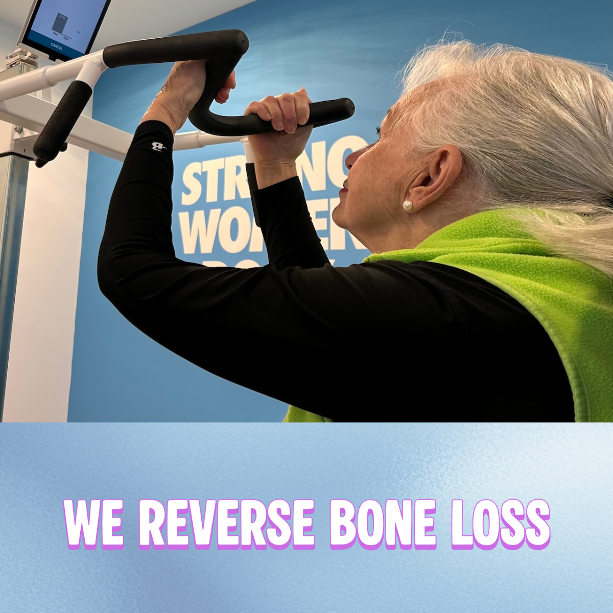 Strong Women Rock Facebook ad: We Reverse Bone Loss