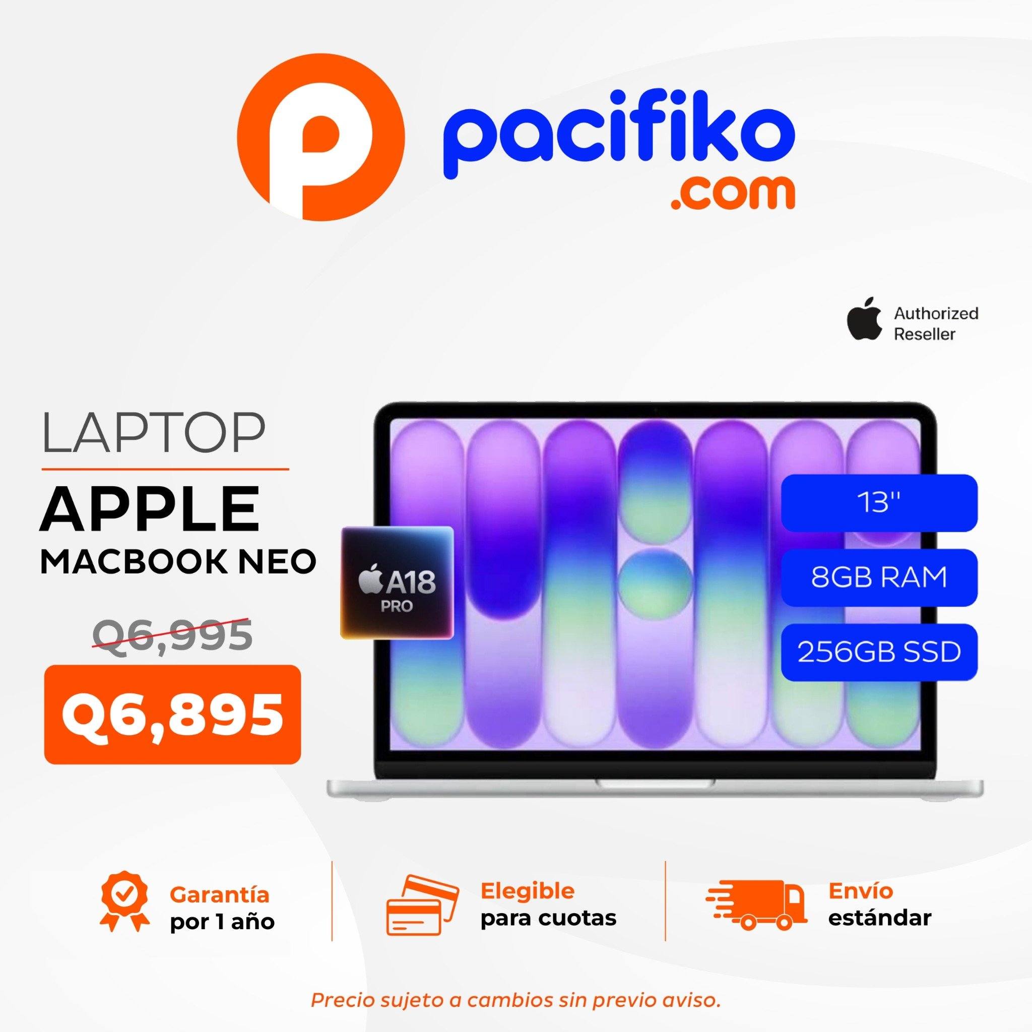 Pacifiko.com Facebook ad