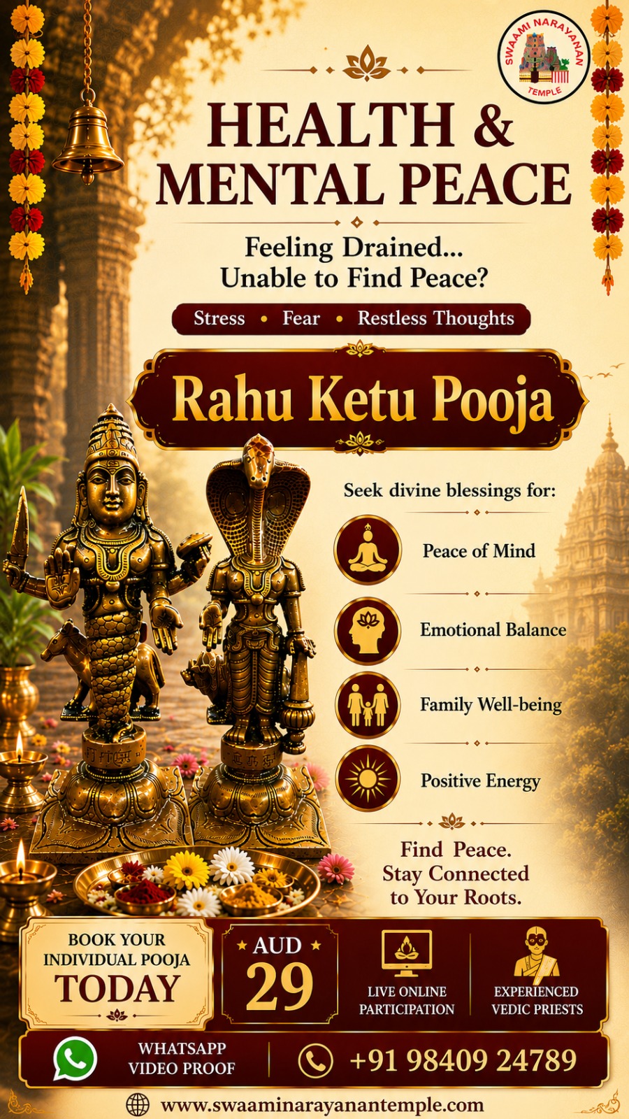 Amavasai pooja Facebook ad from Jul 6, 2026
