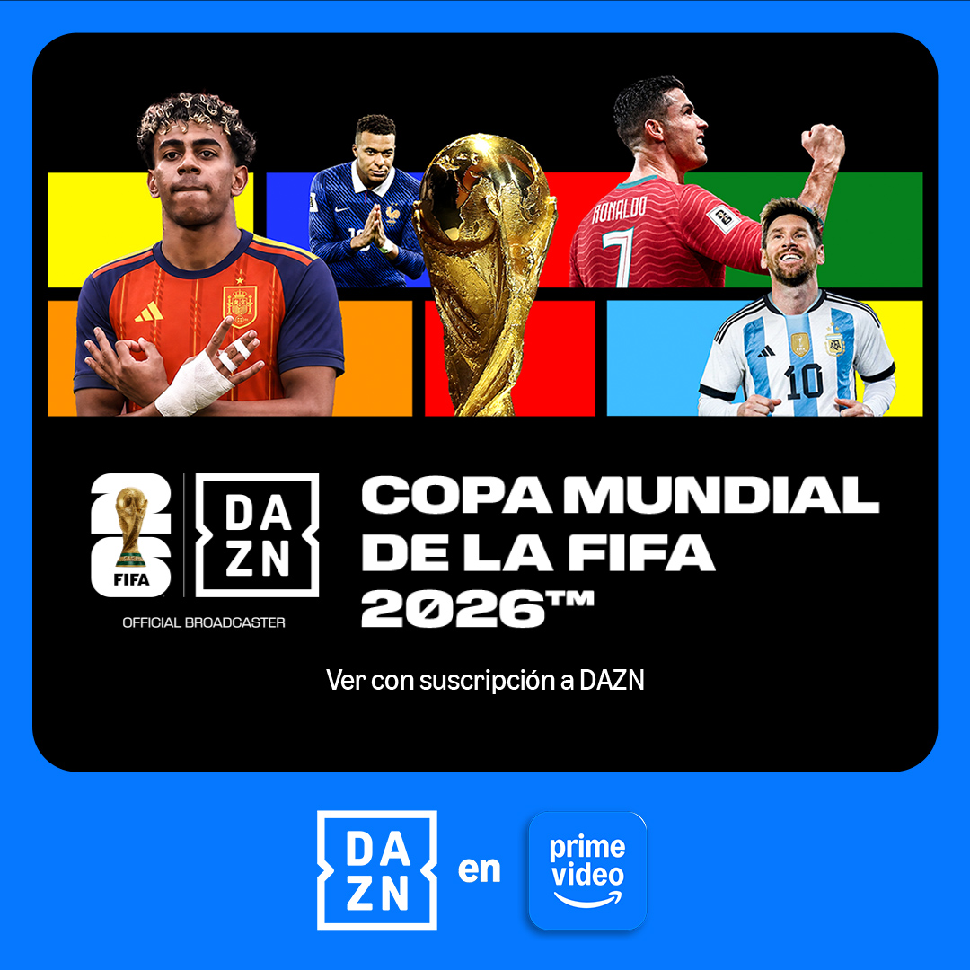 Amazon Prime Video Facebook ad: El Mundial llega a DAZN en Prime Video