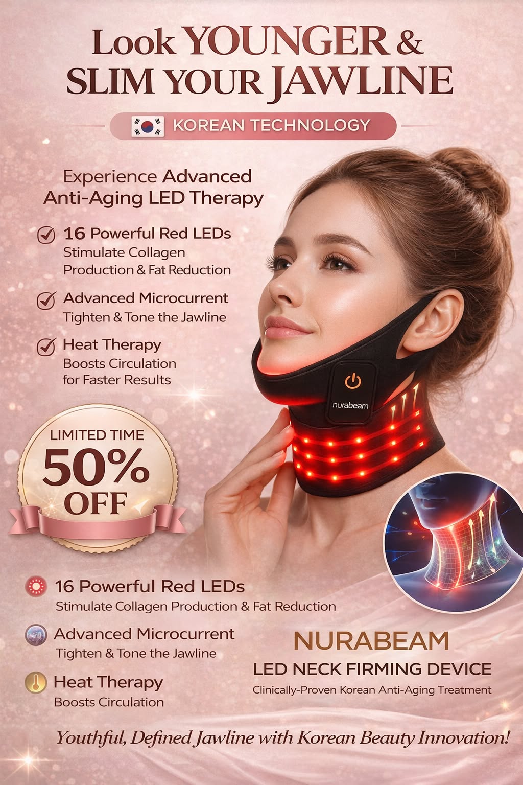 Nura Beam inc. Facebook ad