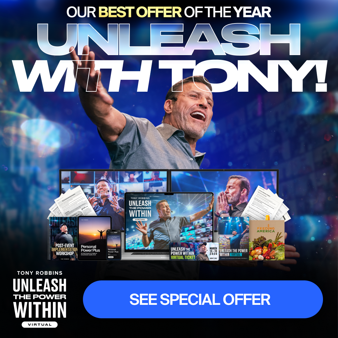 Tony Robbins Facebook ad