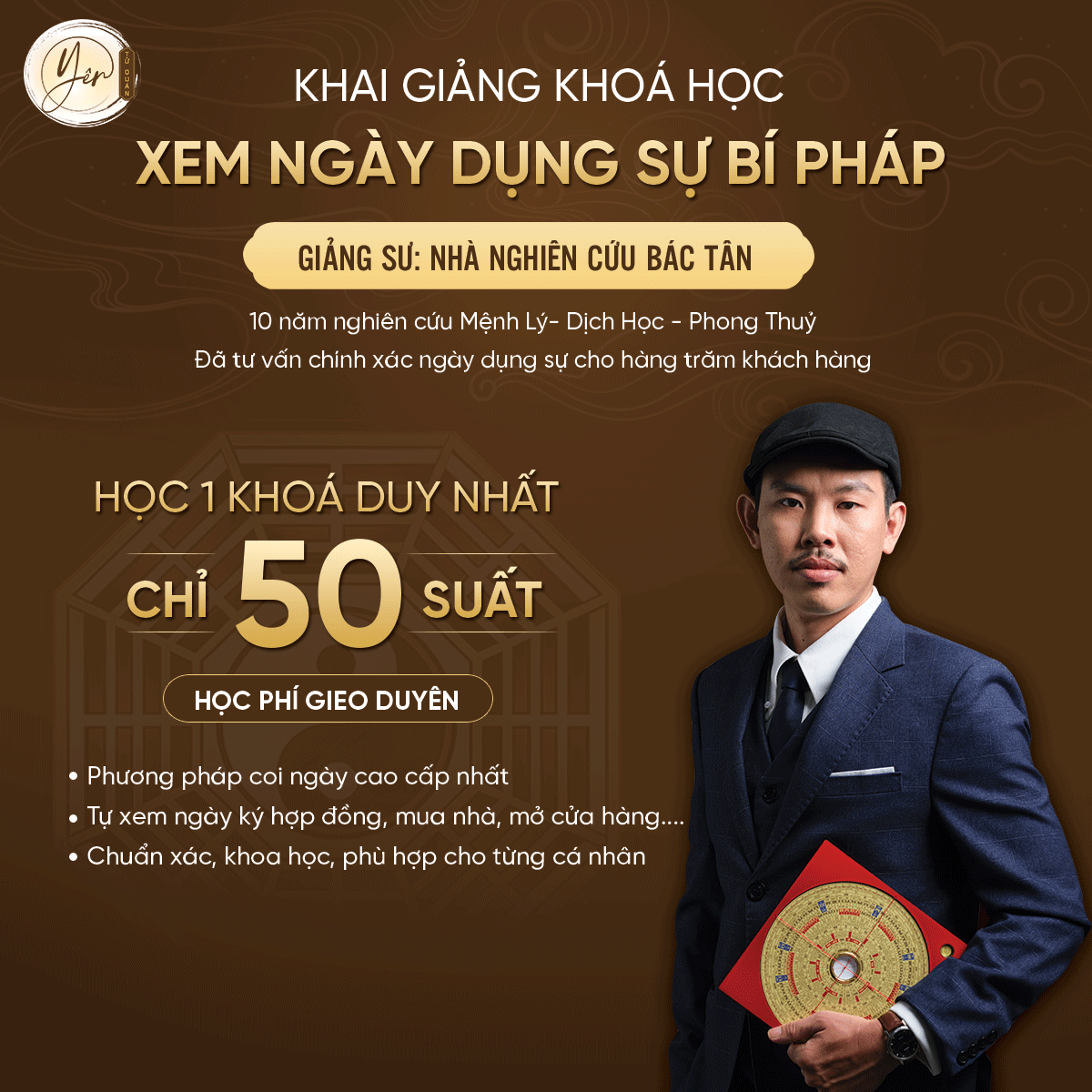Mệnh Lý Ứng Dụng - Yên Tử Quán Facebook ad: INBOX NGAY để nhận tư vấn chi tiết