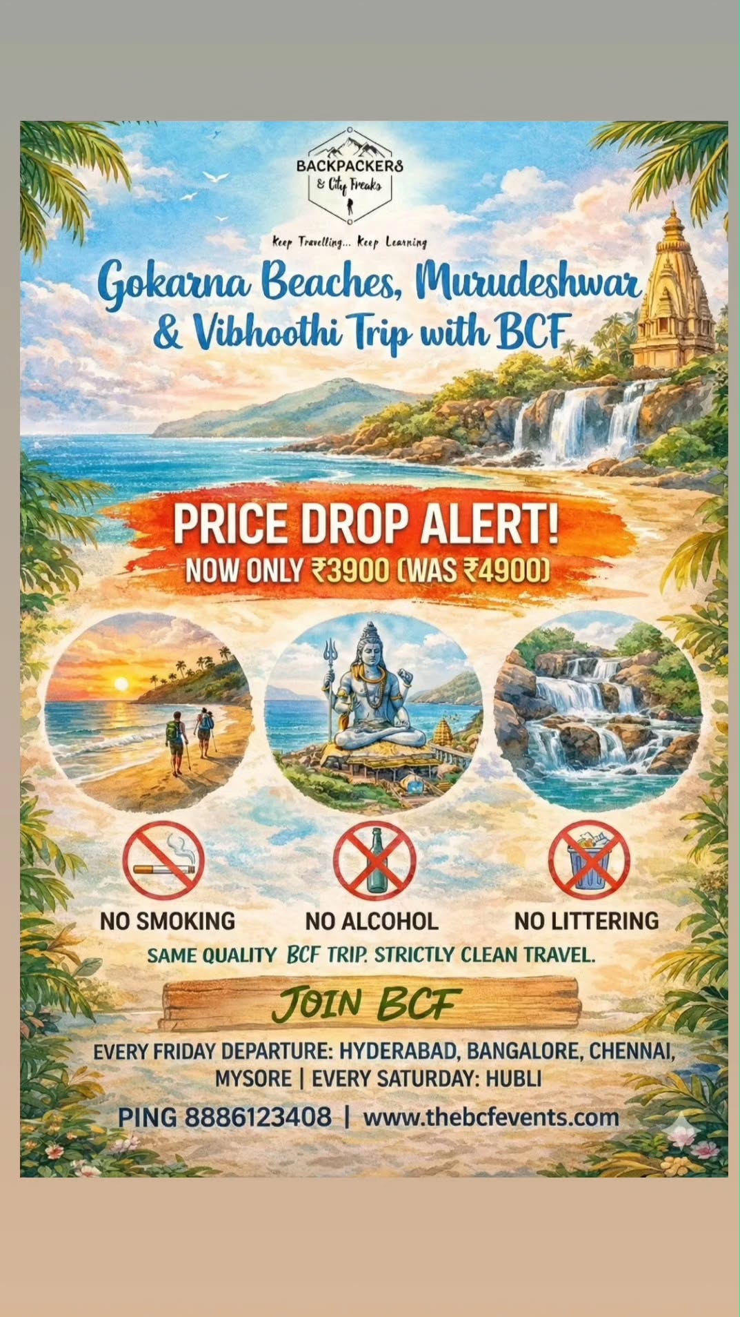 Backpackers And City Freaks Facebook ad from Feb 25, 2026