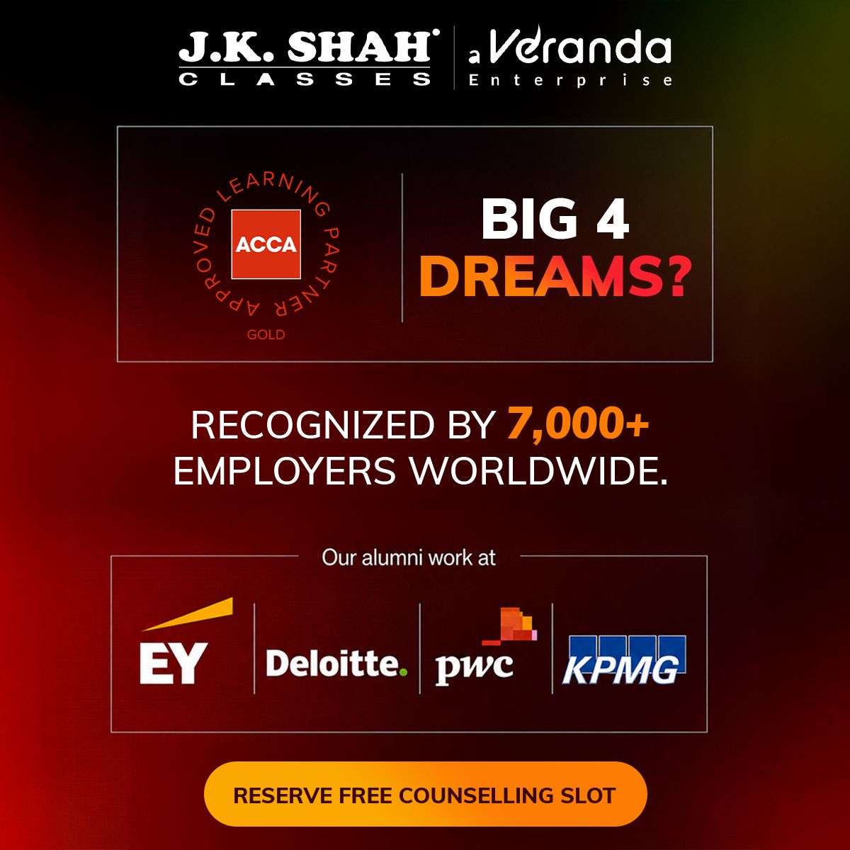 J.K.Shah Classes Facebook ad: Join India’s Most Trusted ACCA Coaching Classes!