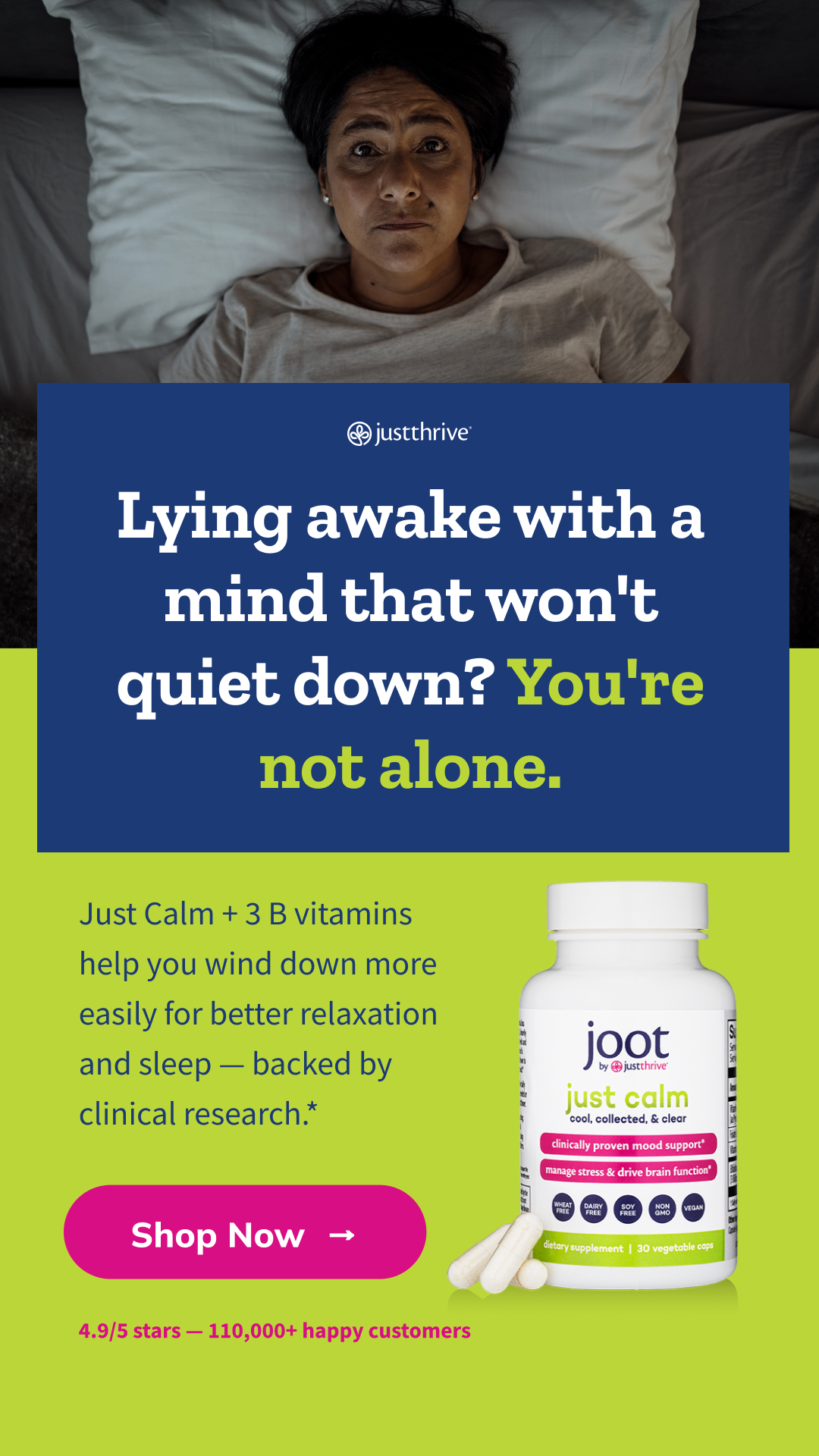 Just Thrive Facebook ad