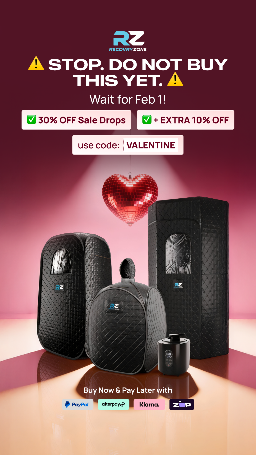 Recovry Zone Facebook ad
