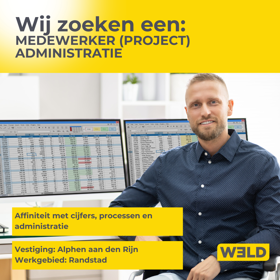 WELD Infra & Milieu BV Facebook ad: Vacature: Administratie