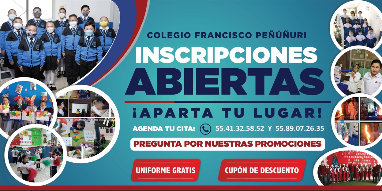 Colegio Francisco Peñúñuri Primaria - Página Oficial Facebook ad: . 𝑰𝑵𝑺𝑪𝑹𝑰𝑷𝑪𝑰𝑶𝑵𝑬𝑺 𝑨𝑩𝑰𝑬𝑹𝑻𝑨𝑺
