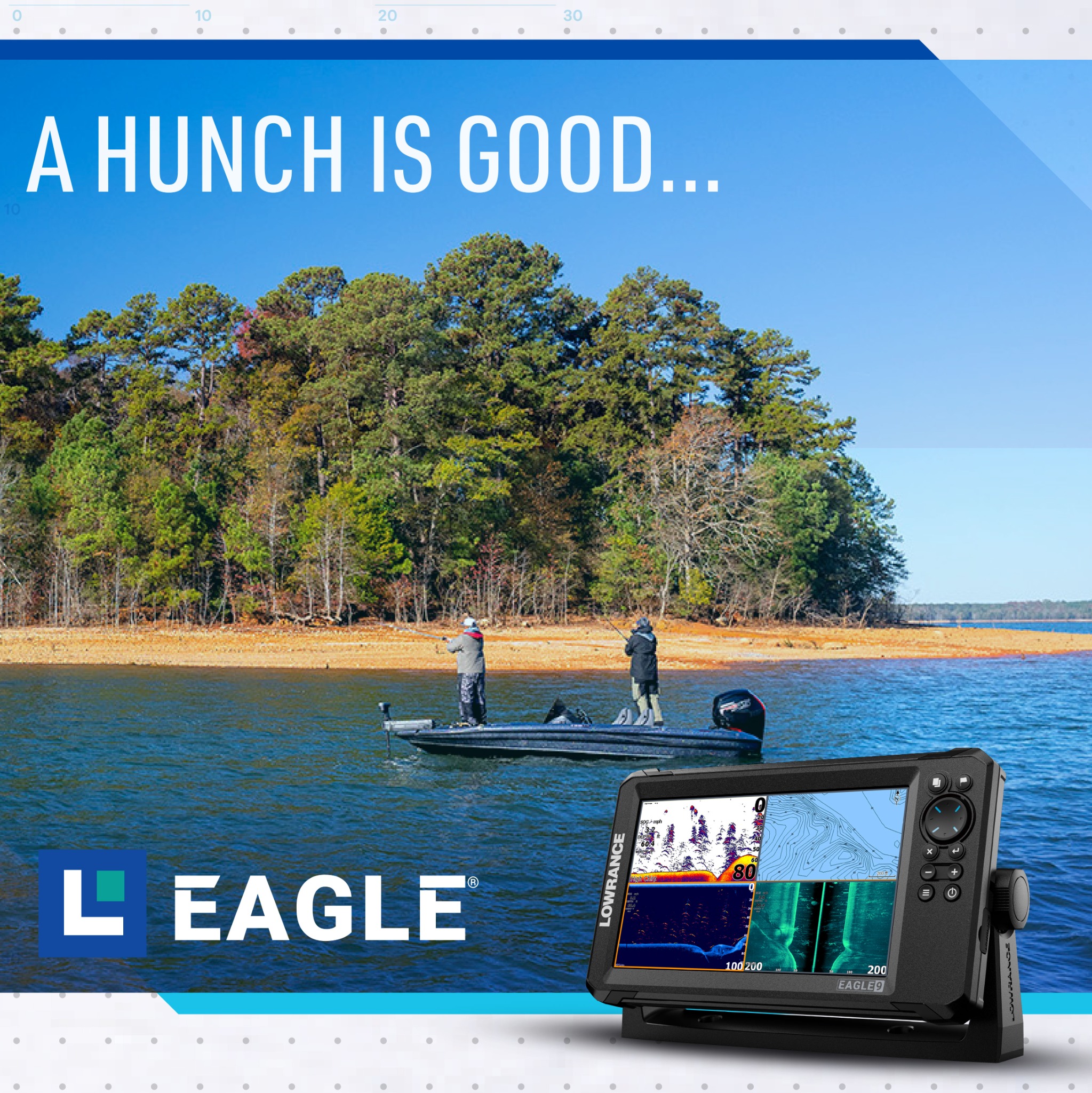 Lowrance Facebook ad: Fight fish, not tools with auto-tuning sonar and…
