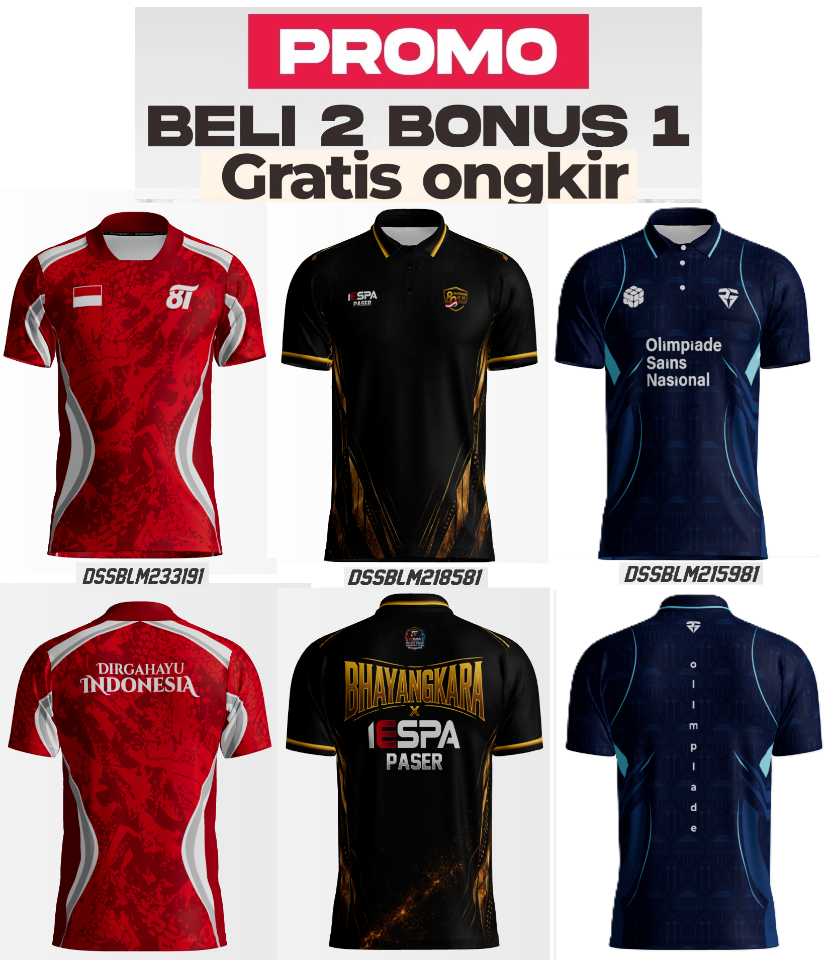 Seragam Jersey Printing Facebook ad: CEK PROMO NYA