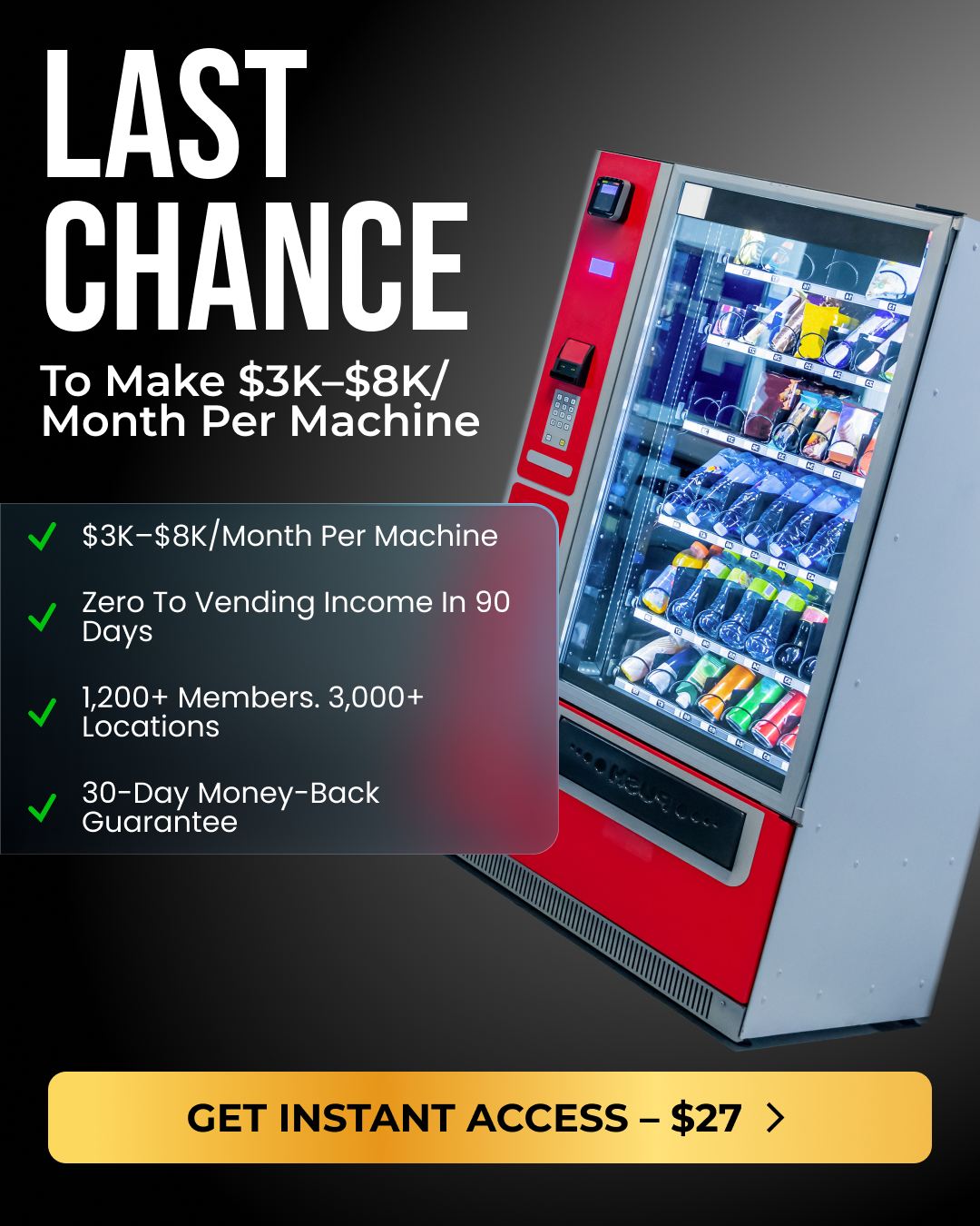 Vendingpreneurs Facebook ad