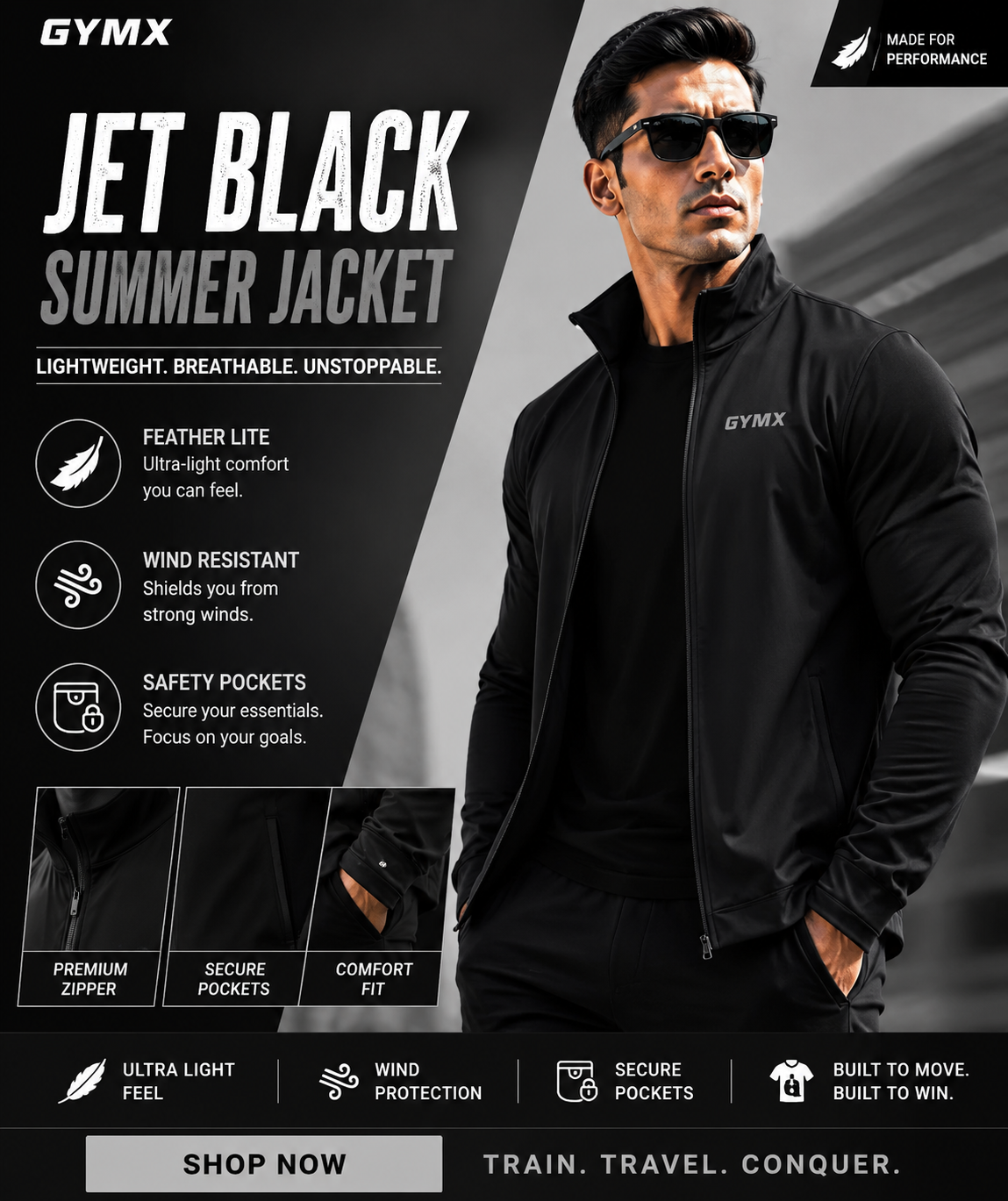 GymX Fitness Apparel Facebook ad