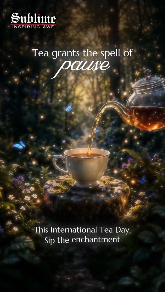 Sublime House of Tea Facebook ad: Somewhere between the noise and the stillness, there…