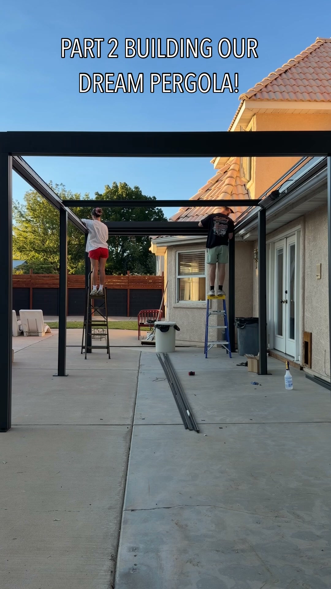 pergolux.au Facebook ad: Transform Your Backyard
